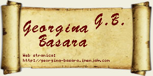 Georgina Basara vizit kartica